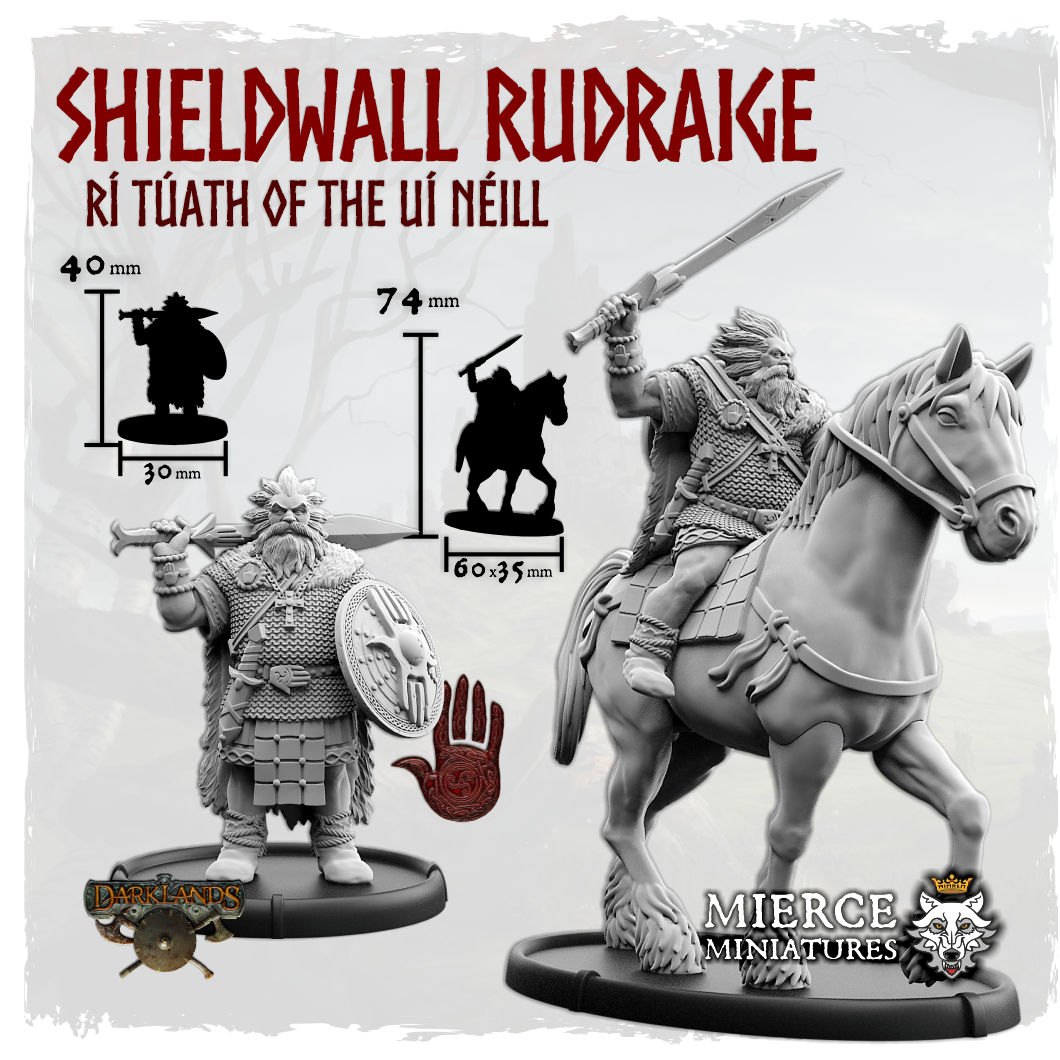 Érainn Shieldwall Rudraige the Fat, Rí Túath of the Uí Néill